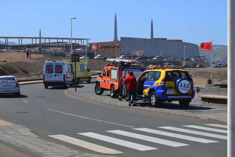 La parte práctica del ejercicio se desarrollará este jueves en el entorno de la costa de Jinámar (Foto TA)