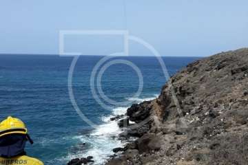 Rescate en los riscos de Aguadulce (Foto TA)