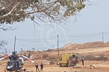 Rescate en los riscos de Aguadulce (Foto TA)