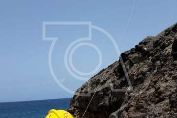 Rescate en los riscos de Aguadulce (Foto TA)