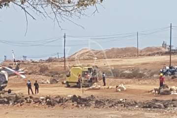 Rescate en los riscos de Aguadulce (Foto TA)