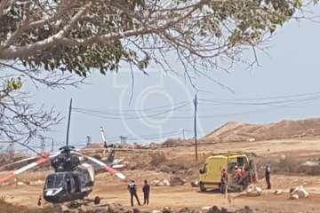 Rescate en los riscos de Aguadulce (Foto TA)