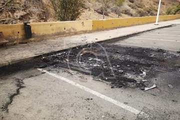 El vandalismo calcina dos vehículos en el Valle de Jinámar-Telde (Foto TA)