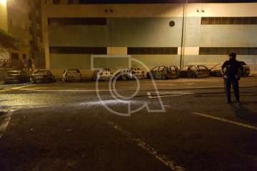 Arden más de 25 vehículos en el Valle de Jinámar (Foto TA)