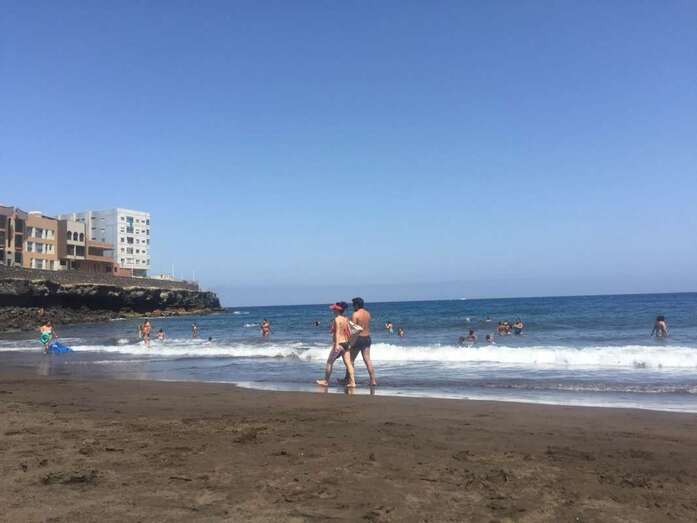Imagen de archivo de la playa de La Garita (Foto TA)