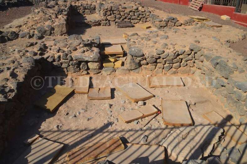 Imagen del yacimiento arqueológico de La Garita (Foto TA)