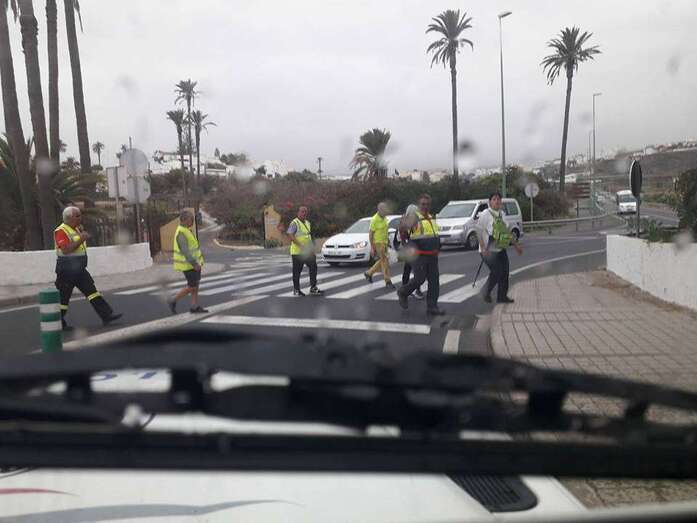 Grupos de amigos y familiares que participan en la búsqueda (Foto TA)