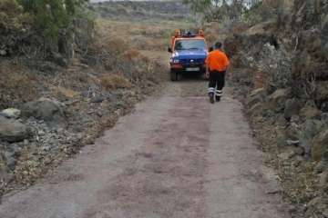 Batidas en zonas de barranco y senderos de Telde (Foto TA)