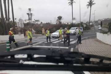 Batidas en zonas de barranco y senderos de Telde (Foto TA)