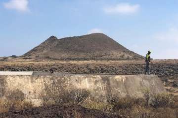 Batidas en zonas de barranco y senderos de Telde (Foto TA)