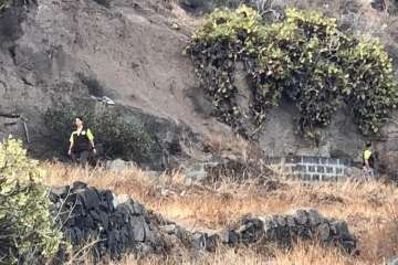 Batidas en zonas de barranco y senderos de Telde (Foto TA)