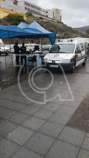 La Policía Nacional custodió el cuerpo hasta que la autoridad judicial decretó su levantamiento y traslado (Foto TA)