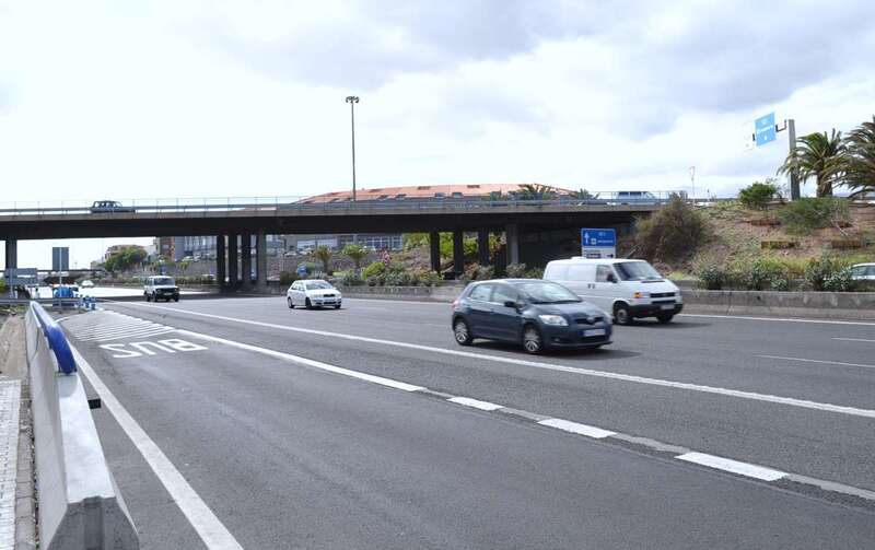 La avería ha ocurrido en el tramo del Cruce de Melenara en sentido norte (Foto TA)