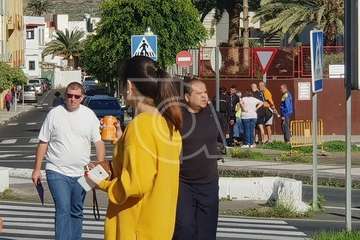 Un peatón se lesiona en una caída en un paso de peatones de San Juan (Foto TA)