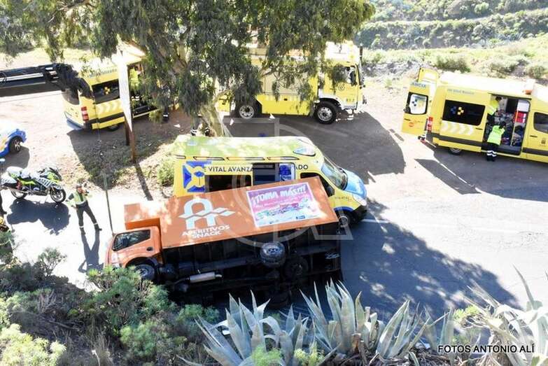 Imagen del accidente (Foto Antonio Alí)