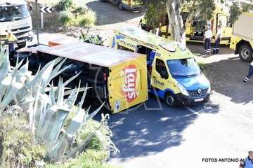 Accidente en Montaña Las Palmas (Foto Antonio Alí)