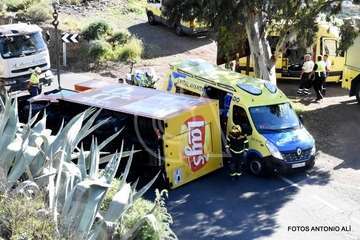 Accidente en Montaña Las Palmas (Foto Antonio Alí)