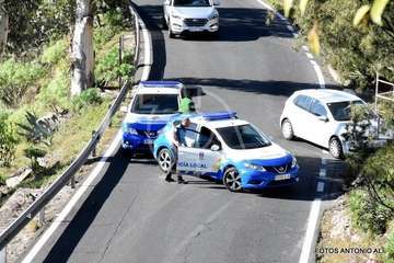 Accidente en Montaña Las Palmas (Foto Antonio Alí)