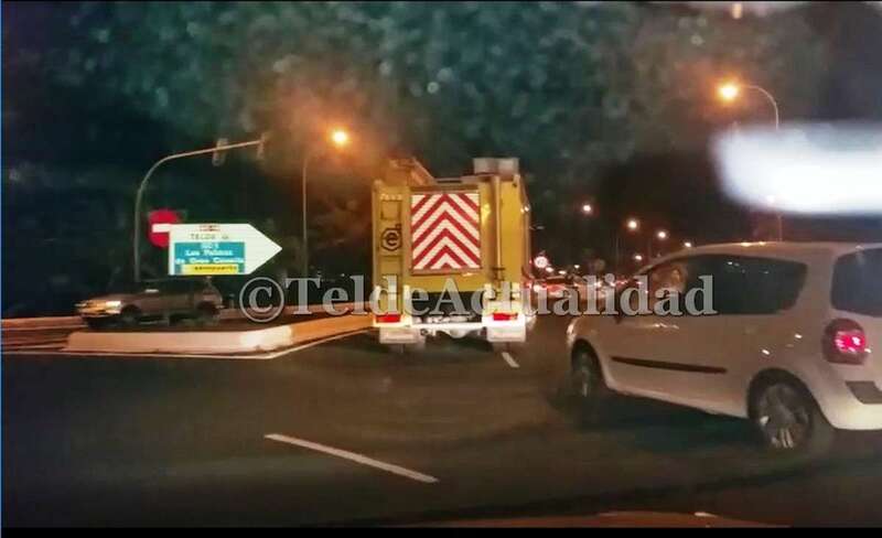 Imagen de archivo de un accidente en la Avenida del Cabildo (Foto TA)