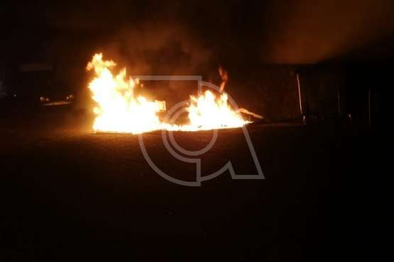 Madrugada de incendios intencionados en Los Llanos y Lomo Bristol (Foto TA)