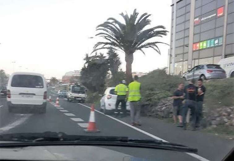El incidente se ha registrado pasado el Cruce de Melenara (Foto TA)