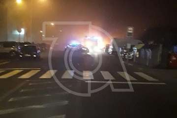 Arden varios contenedores en el Valle de Jinámar-Telde (Foto TA)