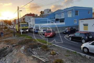 Incendio en un inmueble de La Garita (Foto TA)
