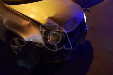  Aparatoso vuelco de un vehículo en la carretera de Melenara, a la altura del Callejón del Castillo (Foto TA)