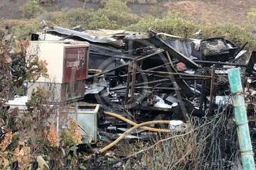 Incendio en Hoya Niebla (Foto TA)
