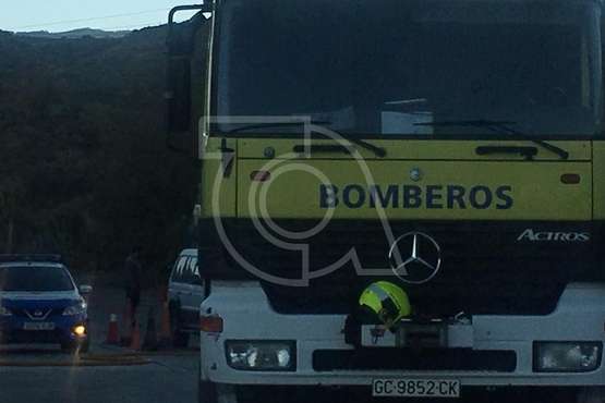 Incendio en Hoya Niebla (Foto TA)