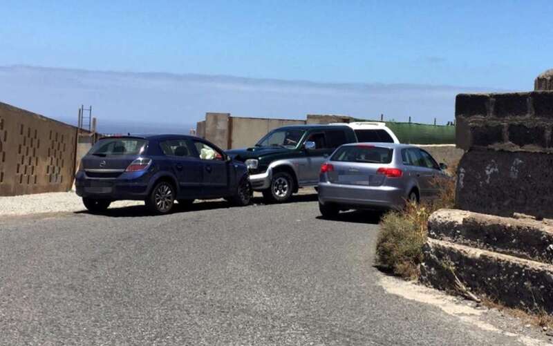 Imagen del accidente (Foto TA)