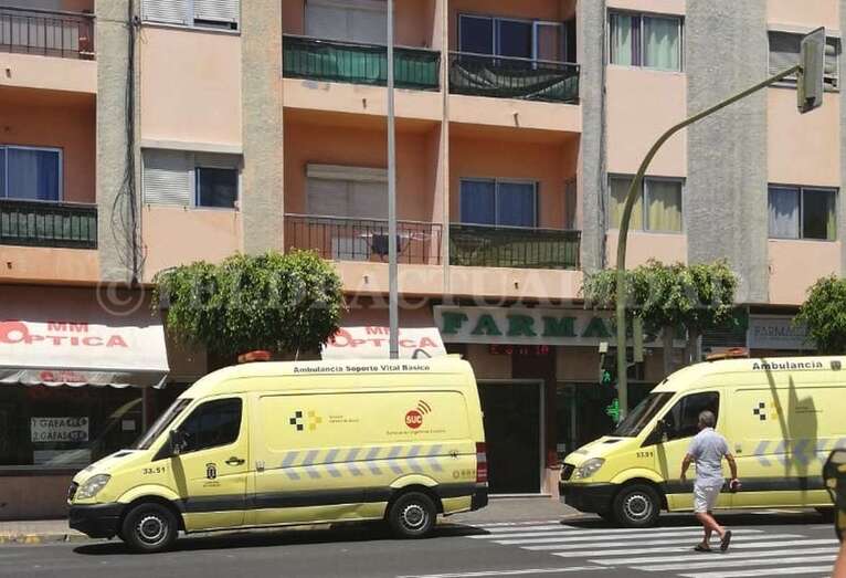 El suceso ocurrió en un bloque de viviendas de la céntrica calle Poeta Pablo Neruda (Foto TA)