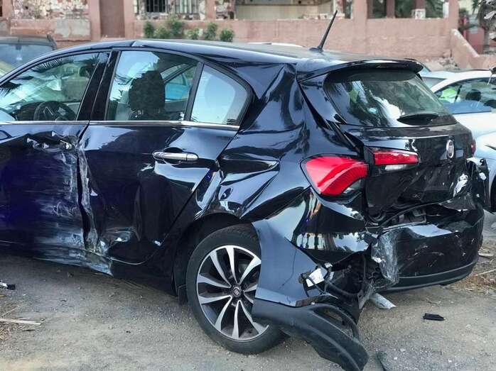 Dos vehículos, turismos, se vieron implicados (Foto TA)