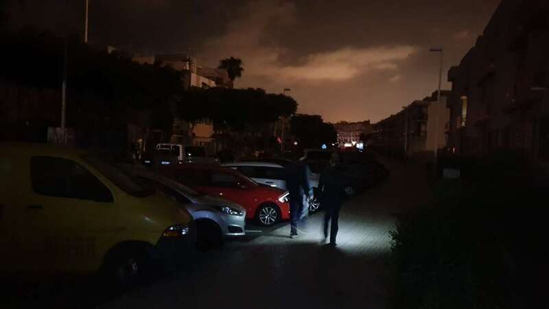 Imagen de archivo de un apagón en la costa (Foto TA)