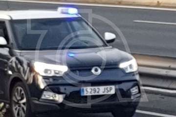 Accidente de tráfico frente a La Mareta (Foto TA)