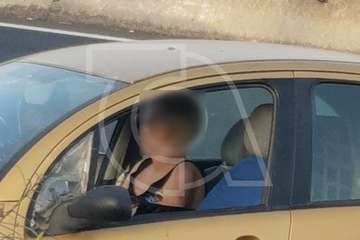 Accidente de tráfico frente a La Mareta (Foto TA)