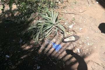 Una mujer cae al vacío desde un bloque de viviendas de Jinámar (Foto TA)