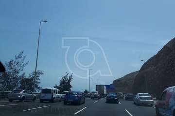 Dos accidentes a la altura de Telde colapsan la GC-1 (Foto TA)