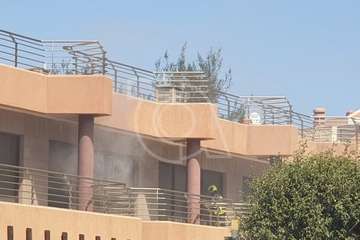 Nuevo incendio en el edificio comercial abandonado de La Garita (Foto TA)