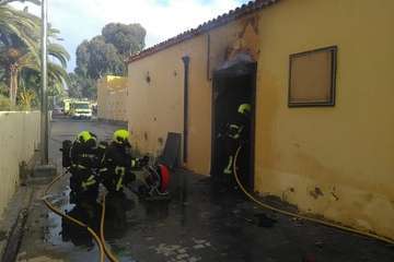 Nuevo incendio en la Casa de la Condesa (Foto TA)
