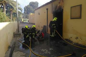 Nuevo incendio en la Casa de la Condesa (Foto TA)