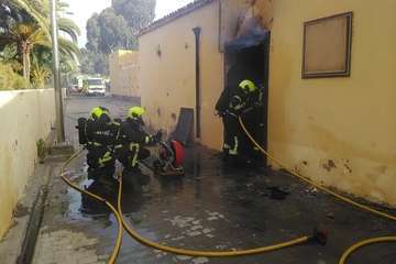 Nuevo incendio en la Casa de la Condesa (Foto TA)
