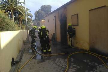 Nuevo incendio en la Casa de la Condesa (Foto TA)