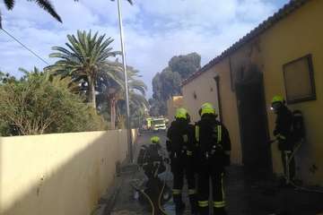 Nuevo incendio en la Casa de la Condesa (Foto TA)