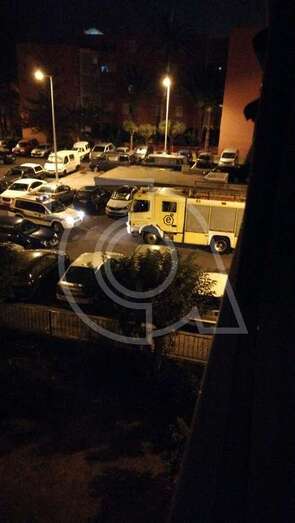 Una unidad de bomberos en Las Remudas (Foto TA)