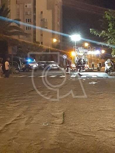 Los bomberos del parque zonal de La Garita sofocaron las llamas (Foto TA)