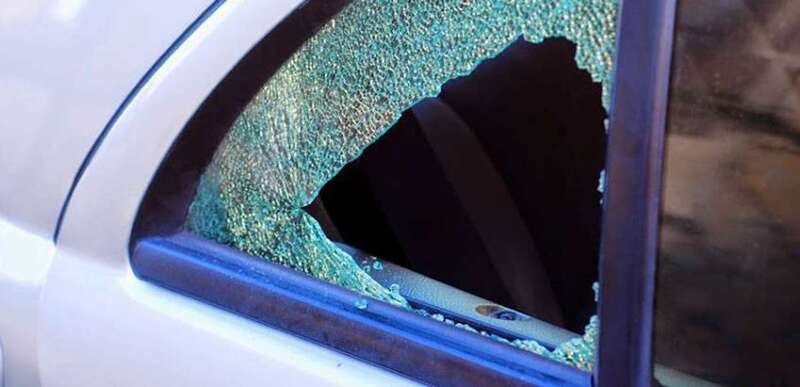 Rotura de una ventanilla trasera (Foto TA)