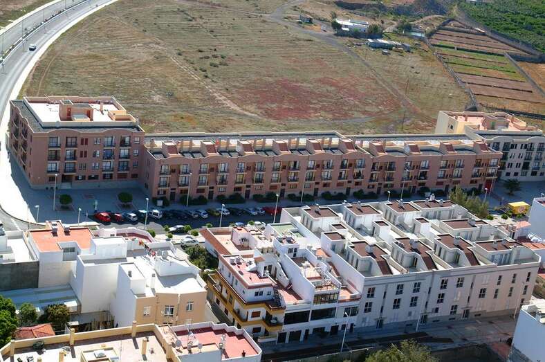 Complejo residencial afectado por los robos (Foto TA)