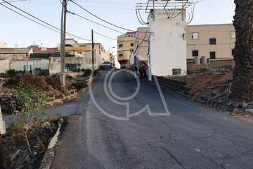 Bajada hacia Lomo Caraballo desde la carretera de La Pardilla (Foto TA)