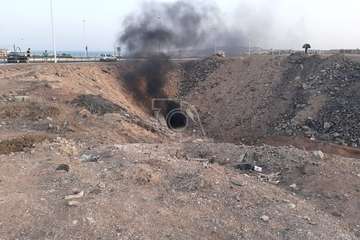 Un pequeño incendio hace saltar las alarmas en La Garita (Foto TA)